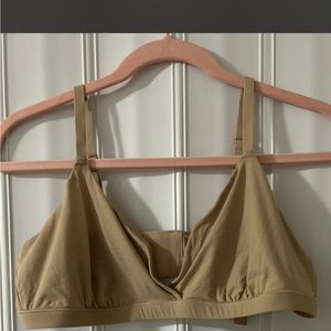 Skims Fits Everybody Crossover Bralette in Clay Sz 2X